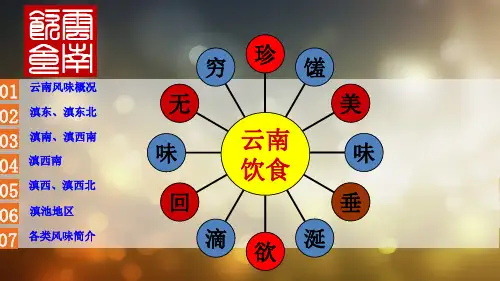 云南饮食文化专题培训课件