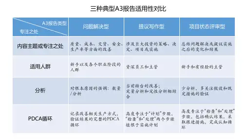A3思维报告