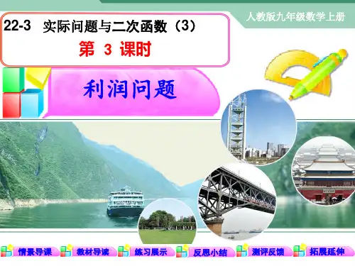 22-3 实际问题与二次函数(3)