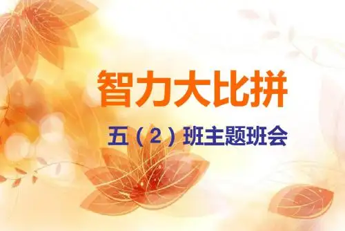 智力大比拼