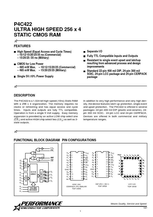 P4C22-15PMB中文资料