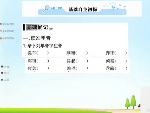 人教高二语文课件：选修 外国小说欣赏 1.桥边的老人(共78张PPT)