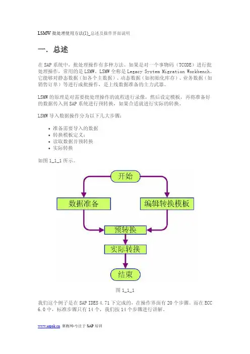 SAP LSMW超详细文档