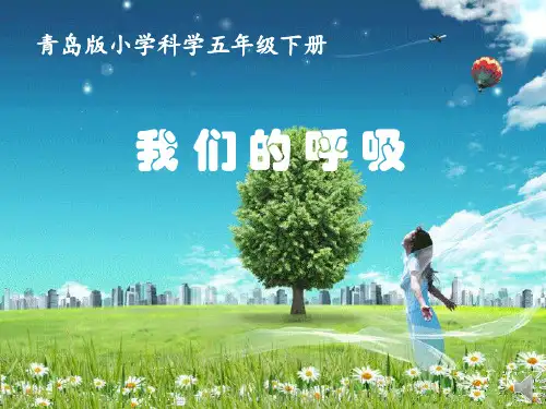 青岛版科学五年级下册第二课《我们的呼吸》课件