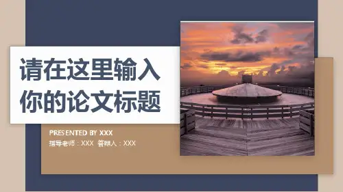 论文总结论文绪论开题报告