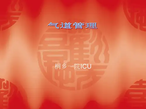 气道管理PPT课件