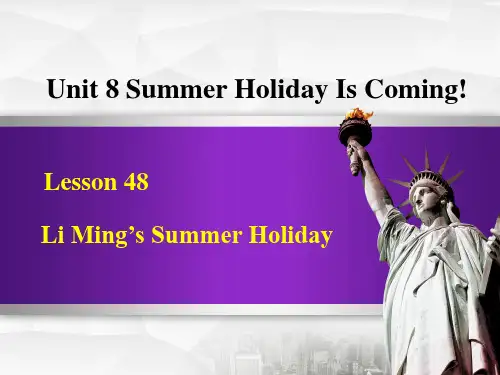 冀教版七年级英语下册Unit 8 Lesson 48【创新课件】