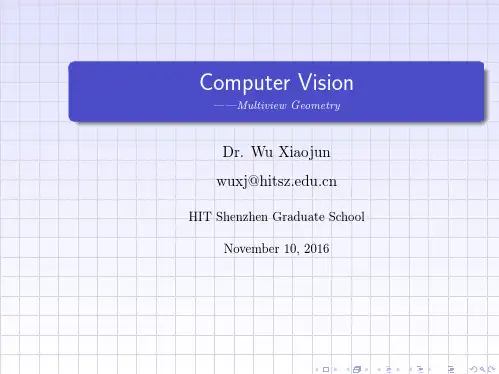 Lec16计算机视觉