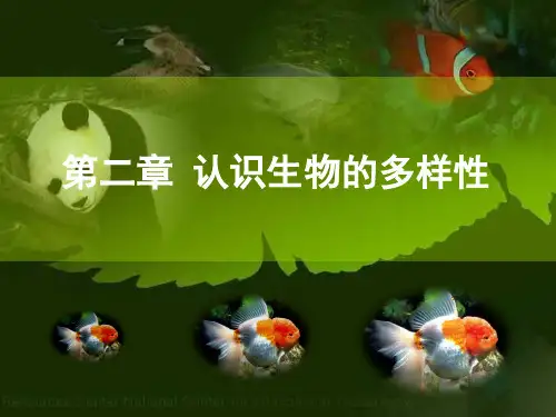 八年级生物第六单元第二章认识生物多样性PPT课件