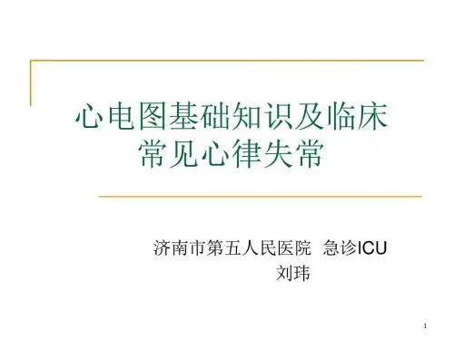 《心电图基本知识》PPT课件.ppt