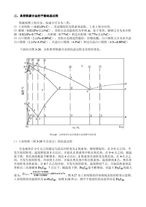 铁碳相图详解