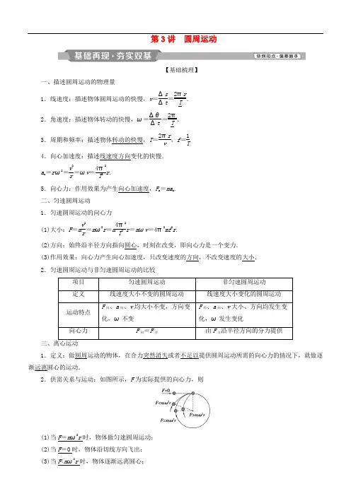 高考物理一轮复习 第四章 曲线运动 万有引力与航天 第
