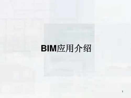 《BIM技术介绍》PPT课件