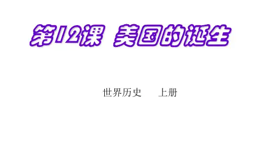 《美国的诞生》课件