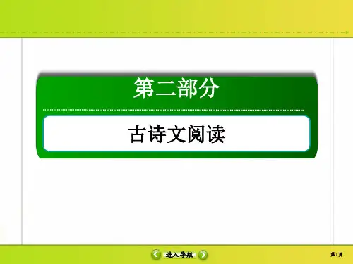 2020高考语文调研大二轮复习文言文阅读文言翻译