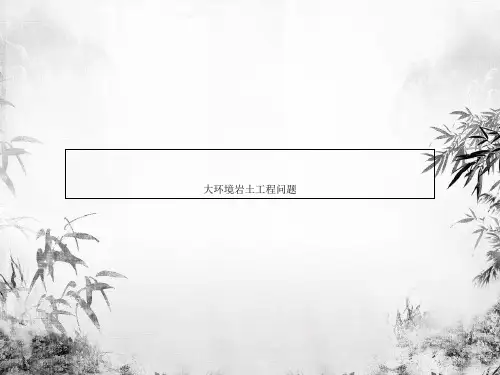 大环境岩土工程问题