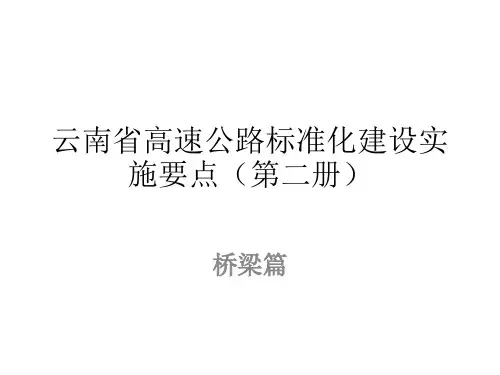 云南省高速公路标准化建设实施要点(第二册)