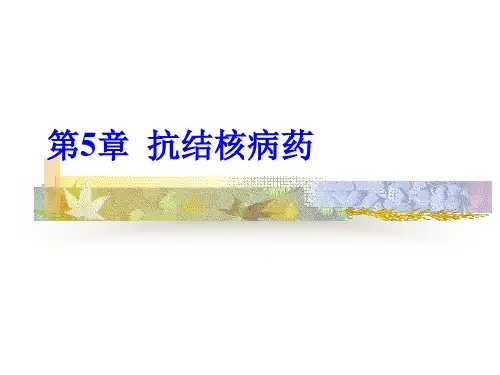 第5章抗结核病药(护理专科).pptx