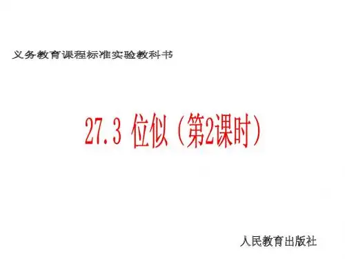 27.3位似(2)