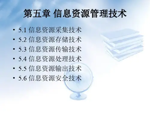 C05 信息资源管理技术-信息资源管理(第四版)-张凯-清华大学出版社