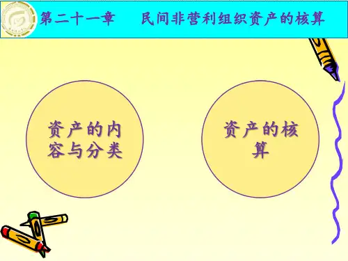 民间非营利组织会计资产和负债类325.pptx