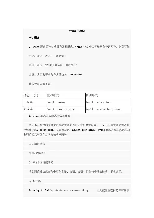 ving语法