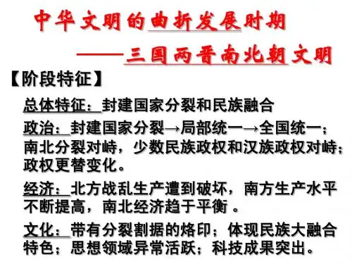 古代中国-三国两晋南北朝