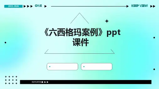 《六西格玛案例》课件