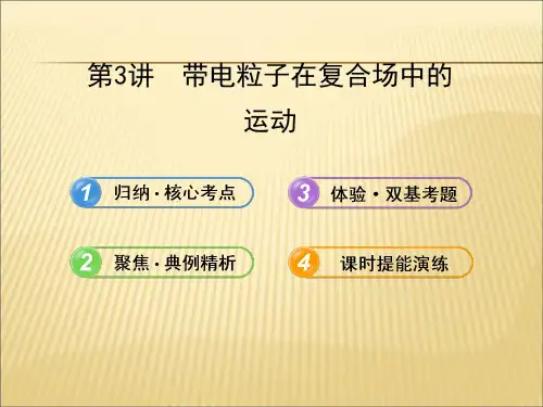 【课件】全程复习广西专用广西专用高考物理一轮复习113带电粒子在复合场中的运动课件新人教版精编版