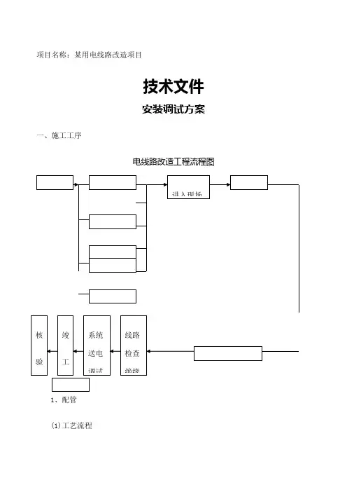 用电线路改造项目方案