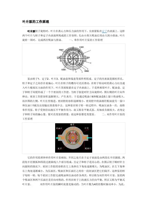 叶片泵原理 2