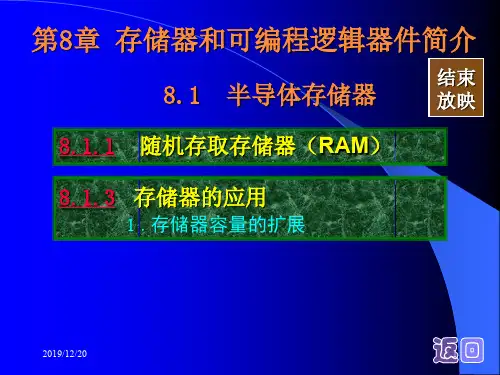 存储器和可编程逻辑器件简介
