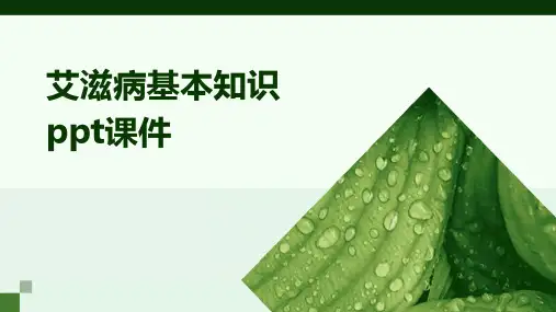 艾滋病基本知识ppt课件