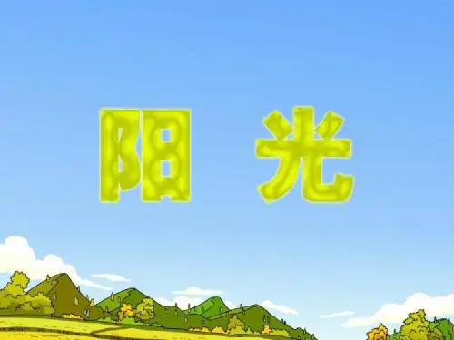 6.阳光2ppt