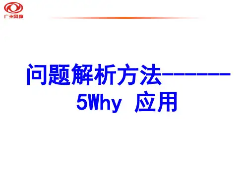 5why应用(5为什么?)