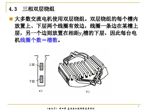 三相双层绕组要点