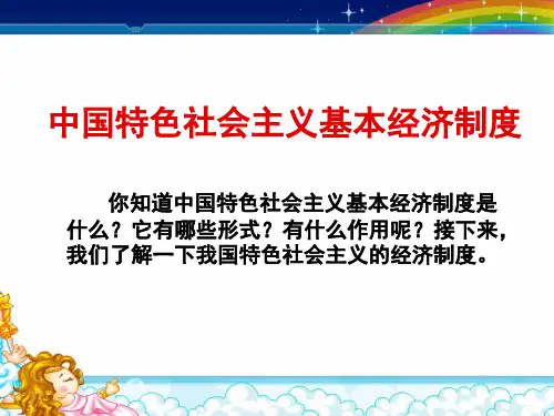中国特色社会主义基本经济制度