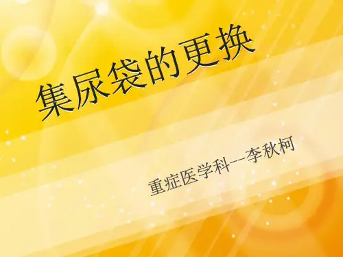 集尿袋的更换