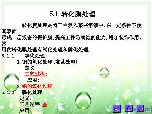 金属材料表面改性处理