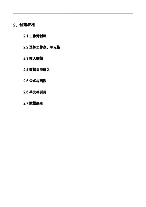 手机版WPS表格的操作