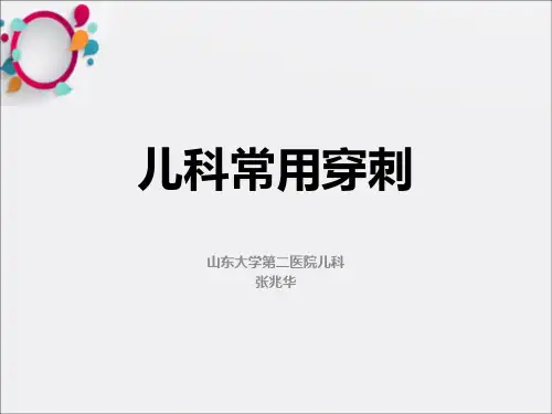 儿科腰穿骨穿张兆华