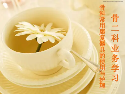 骨科常用康复器具的使用及护理PPT课件