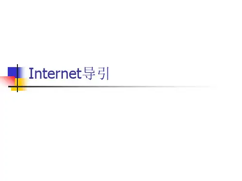 Internet导引精品PPT课件