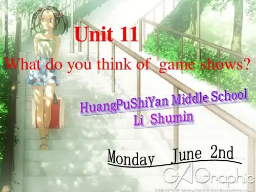 初一新目标英语下学期Unit11 Period 1课件