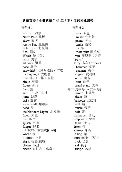 典范英语 名词