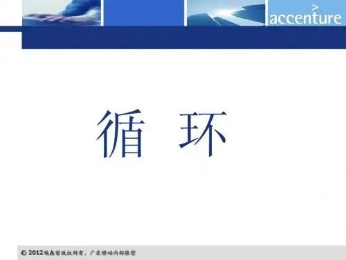 精选制作ppt循环素材模板