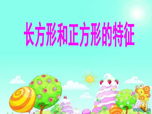 苏教版小学数学三年级上册长方形和正方形的认识