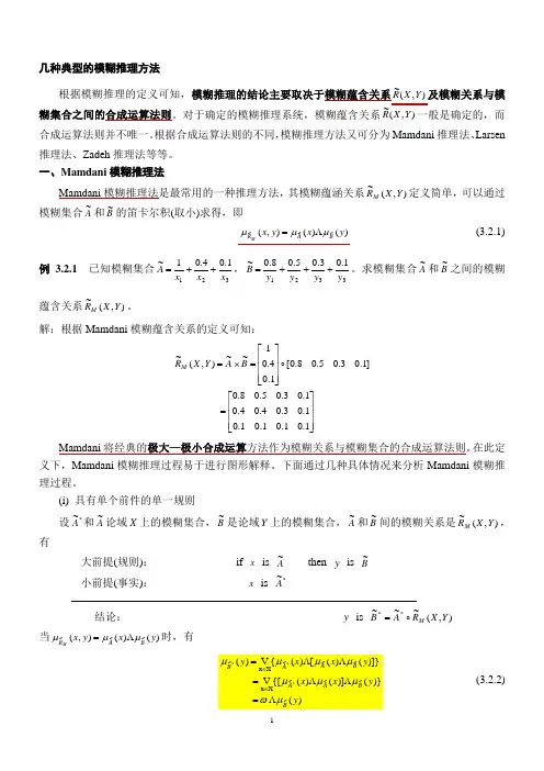 模糊推理方法
