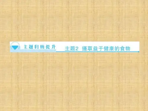 高三化学选修1课时考点复习课件2