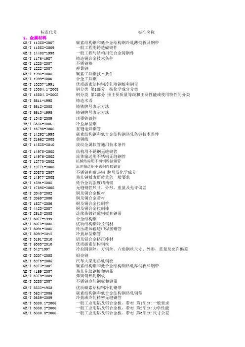 一汽企业标准
